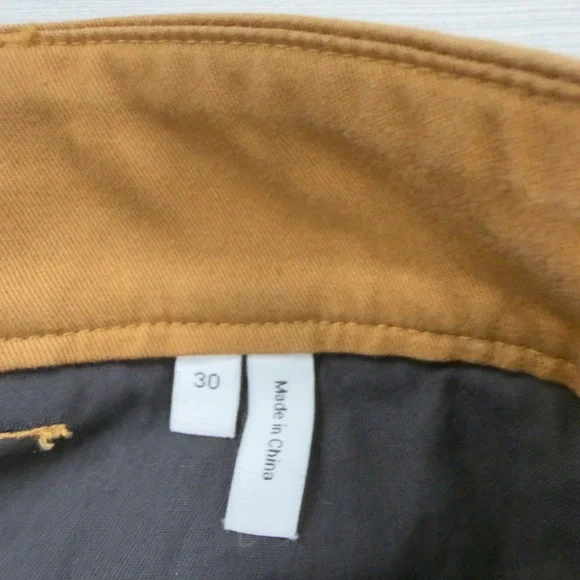 Theory Project Sharp Cotton Twill Wide Leg Pants Womens 30 Brown MP02 - Picture 5 of 8